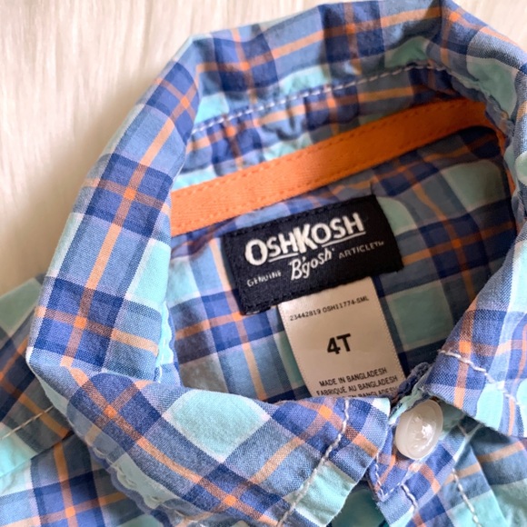 OshKosh B’gosh Short Sleeve Button Down Shirt - Picture 4 of 5